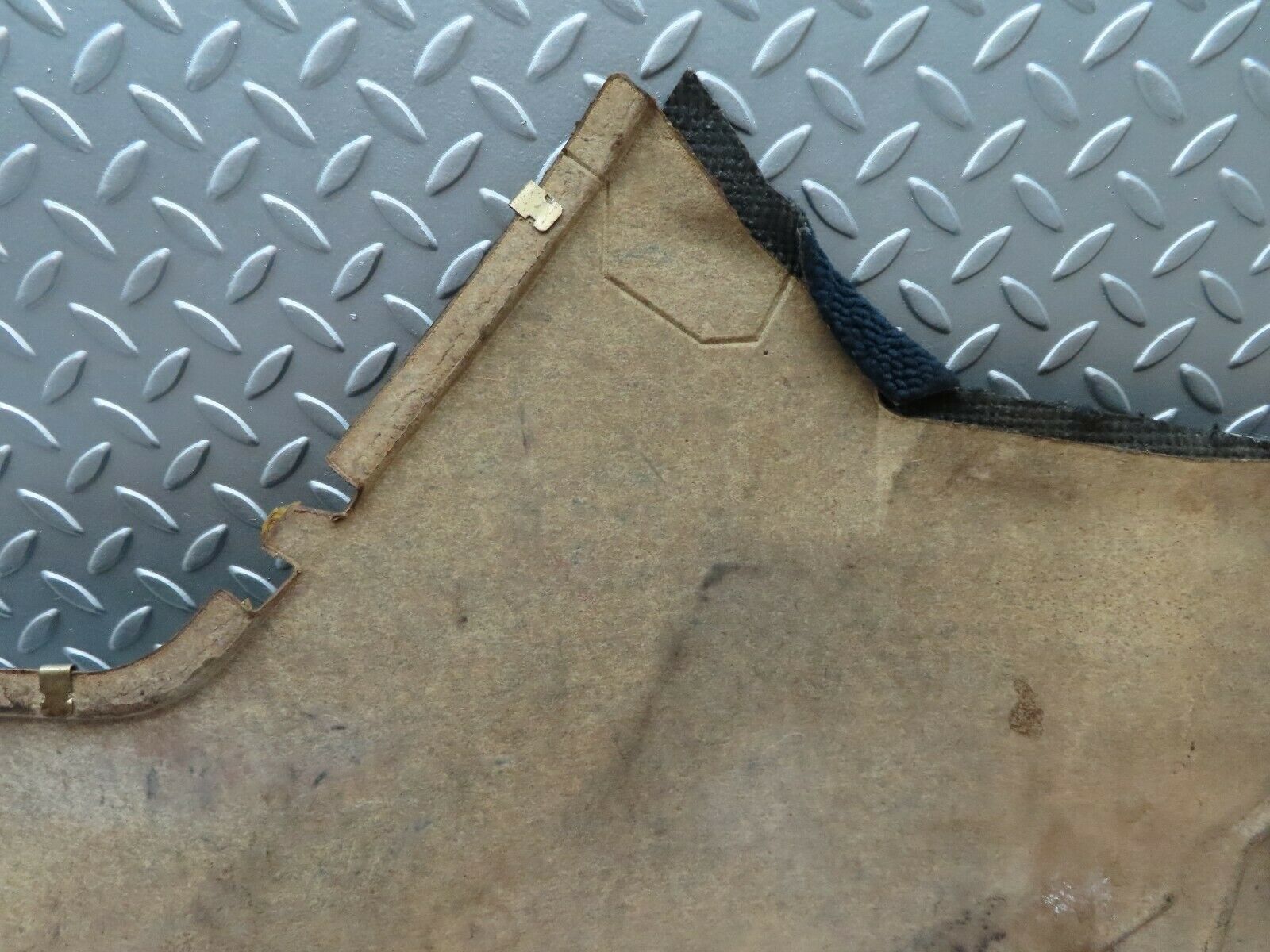 4569 Mercedes-Benz W123 230E Centre Console Carpet Black Left Side