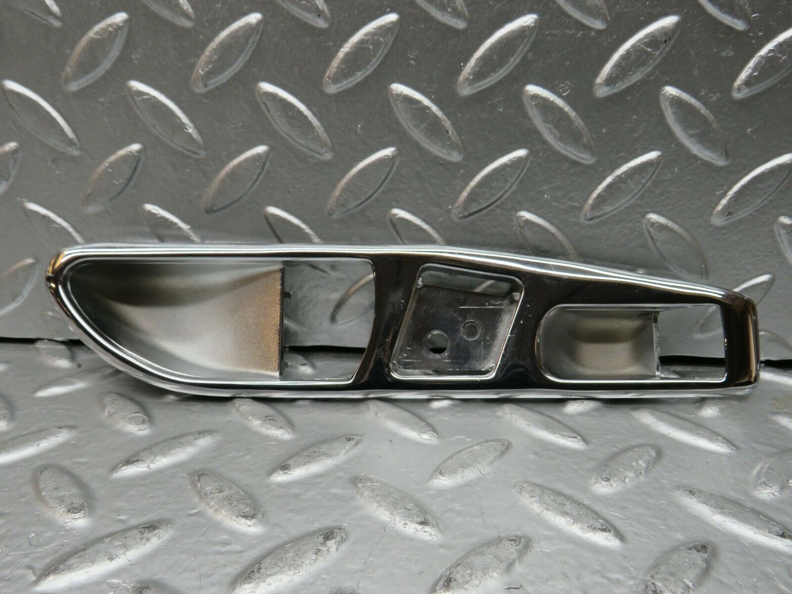 22748 Mercedes-Benz C107 450SL Interior Door Handle Chrome Surround Left Side