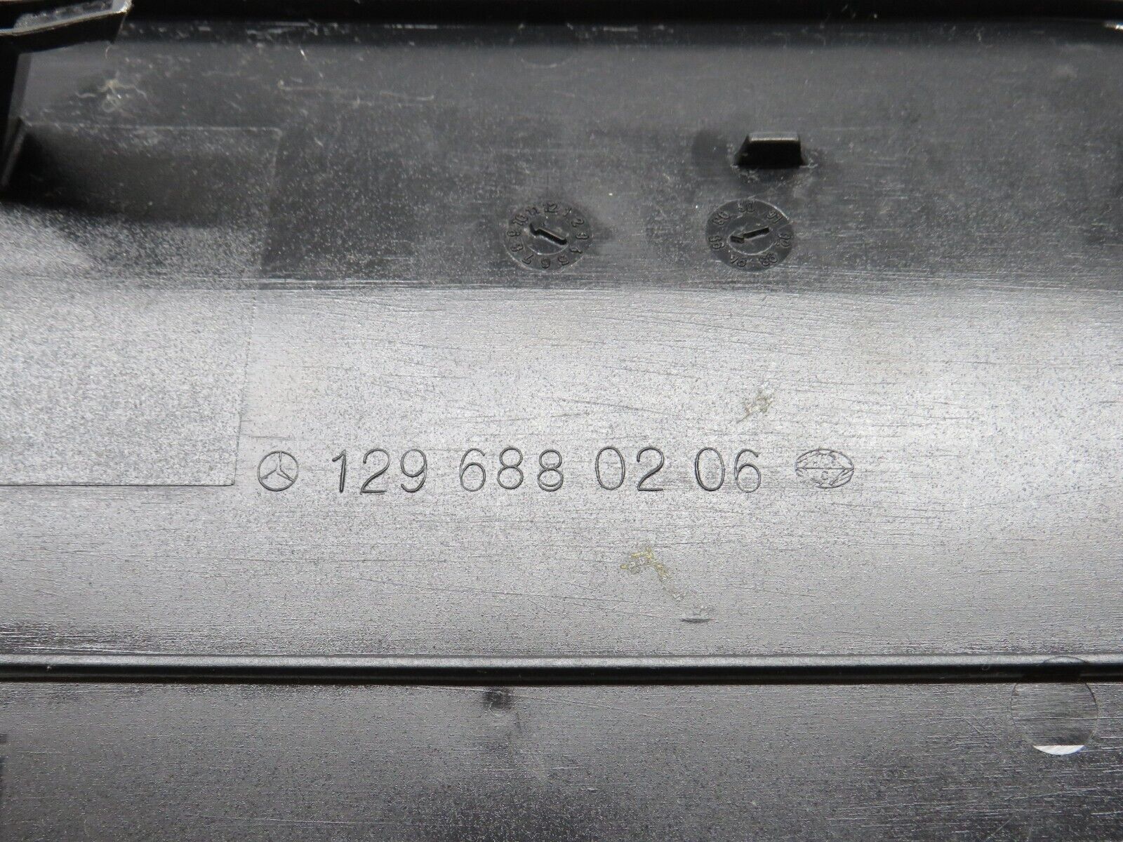 39374 Mercedes-Benz R129 320SL Coupe Kick Panel Right Side Grey 1296880206