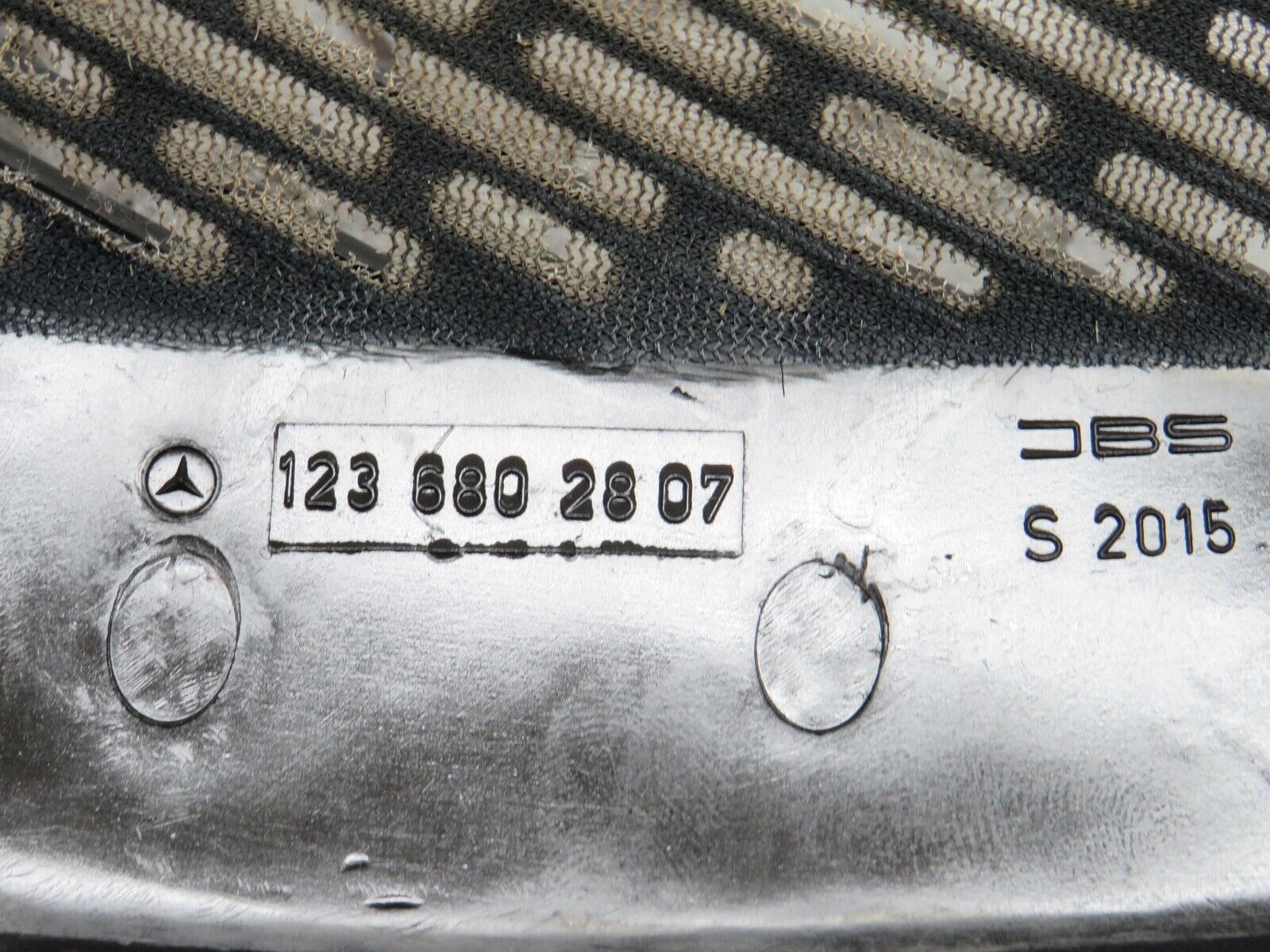 28599 Mercedes-Benz W123 240D Dashboard Speaker Covers 1236802707 1236802807