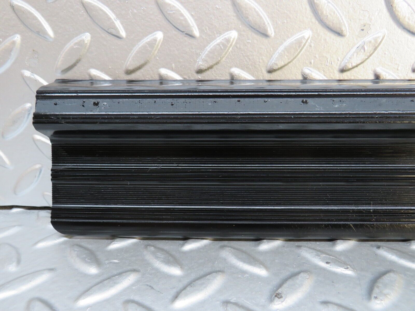 28250 Mercedes-Benz S123 240D Wagon Front Left Door Sill Trim Black