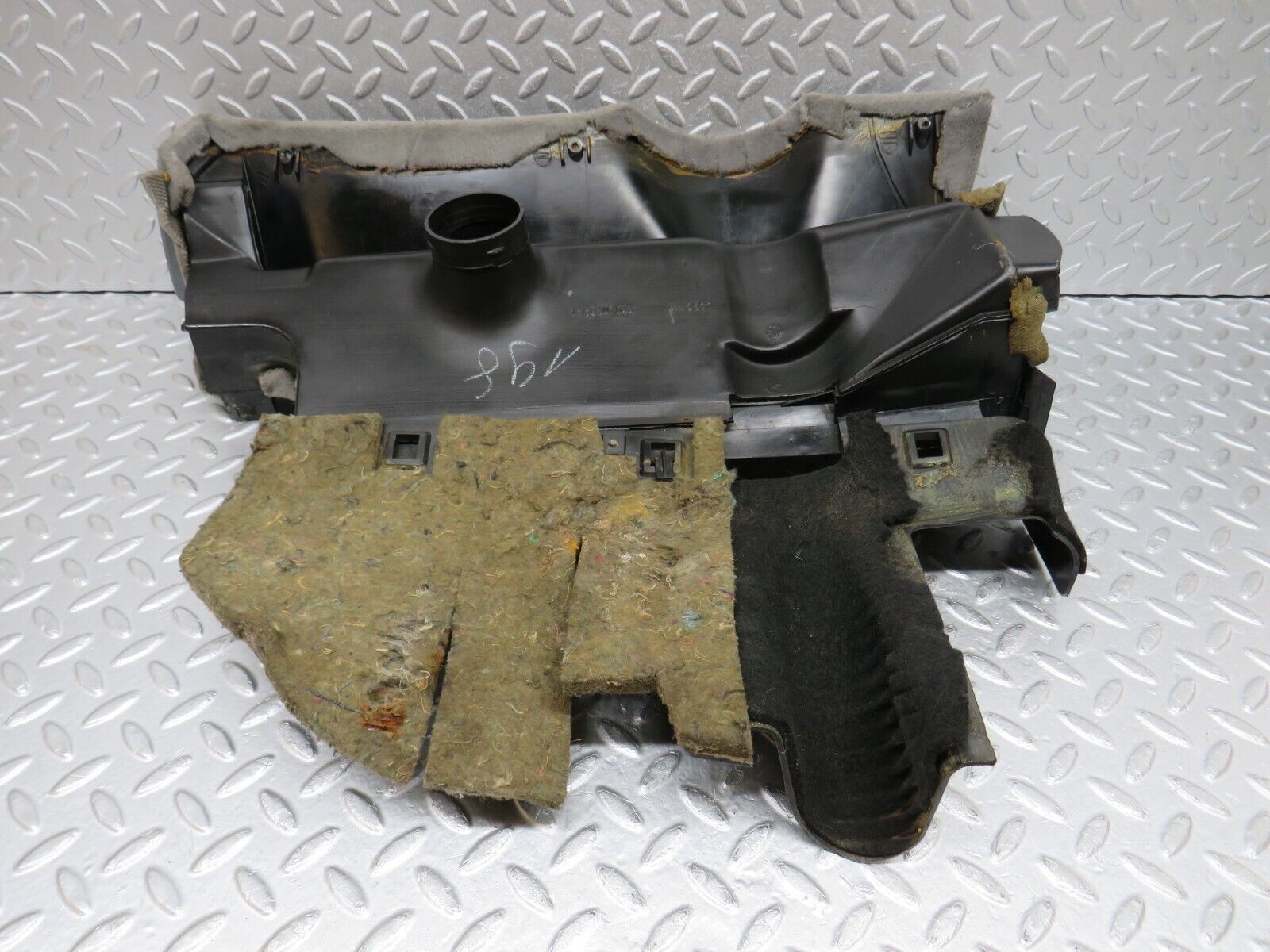 36235 Mercedes-Benz W126 420SE Under Dash Panel Right Grey 1268305244 1268307044 1266800617