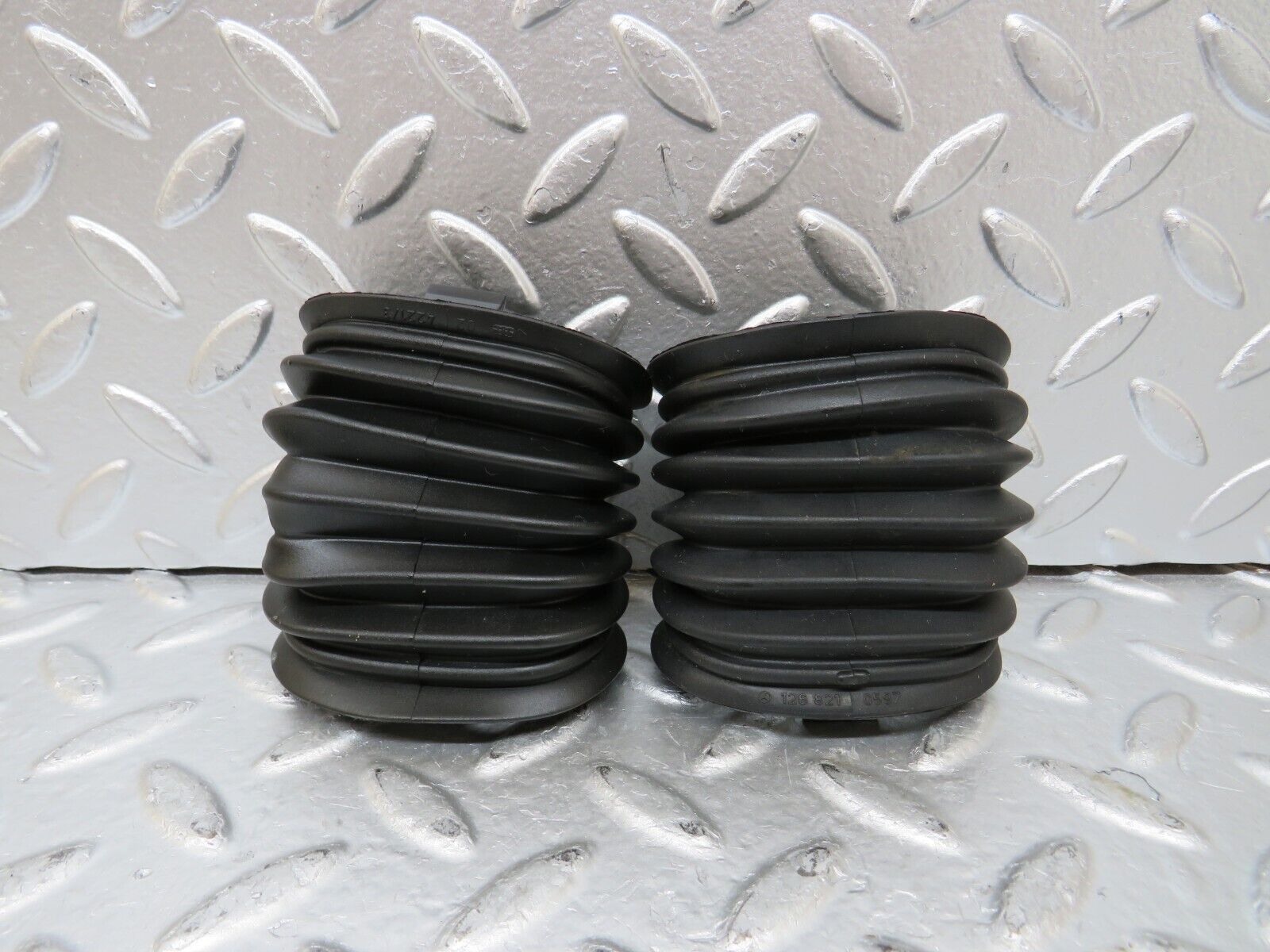 25791 Mercedes-Benz W124 280E Rear Door Wire Protector Rubber Pair 1248210597