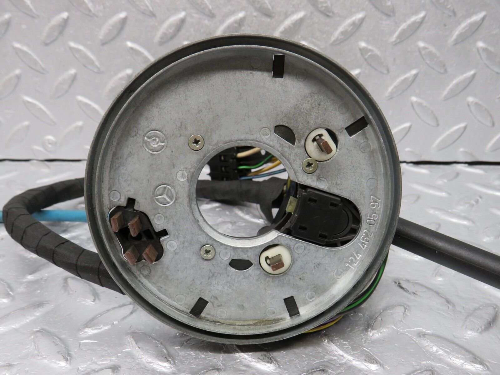 38768 Mercedes-Benz W201 190E 2.6L Indicator Wiper Stalk & Contact Plate 2015400544 1244620597