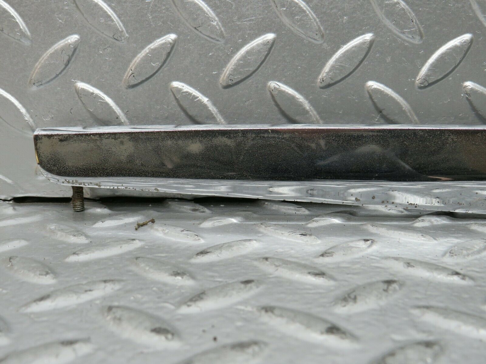 23786 Mercedes-Benz C107 450SLC Coupe Trunk Chrome Handle Moulding Right