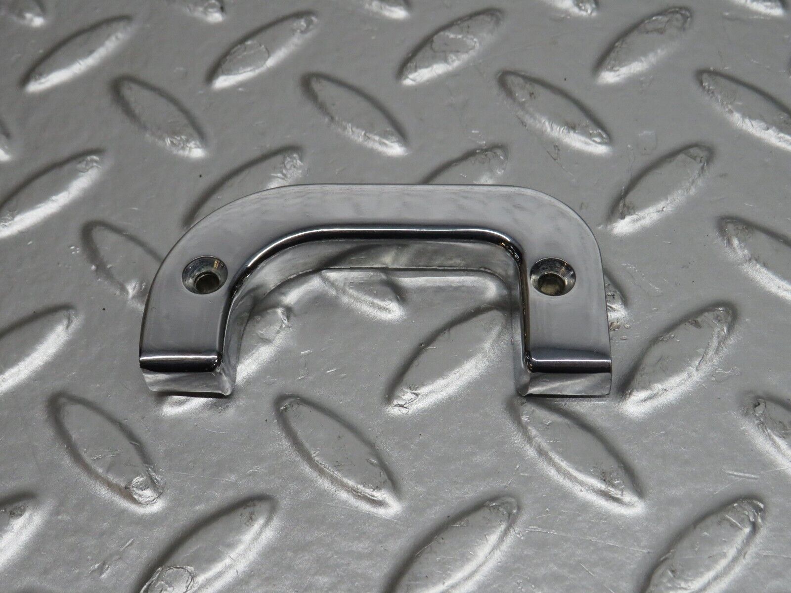 32178 Mercedes-Benz W123 230E Left Interior Chrome Door Latch Trim 1237230124