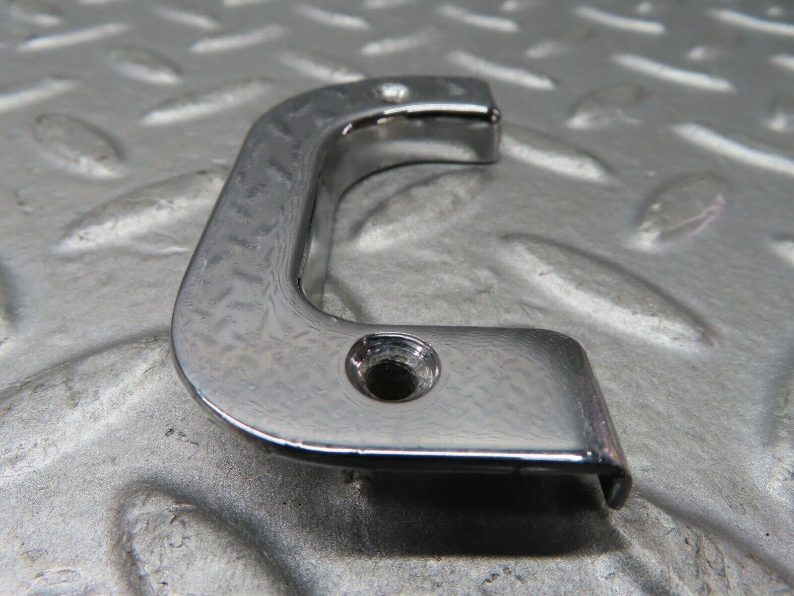 19164 Mercedes-Benz W123 300D Right Chrome Door Latch Trim 1237230224