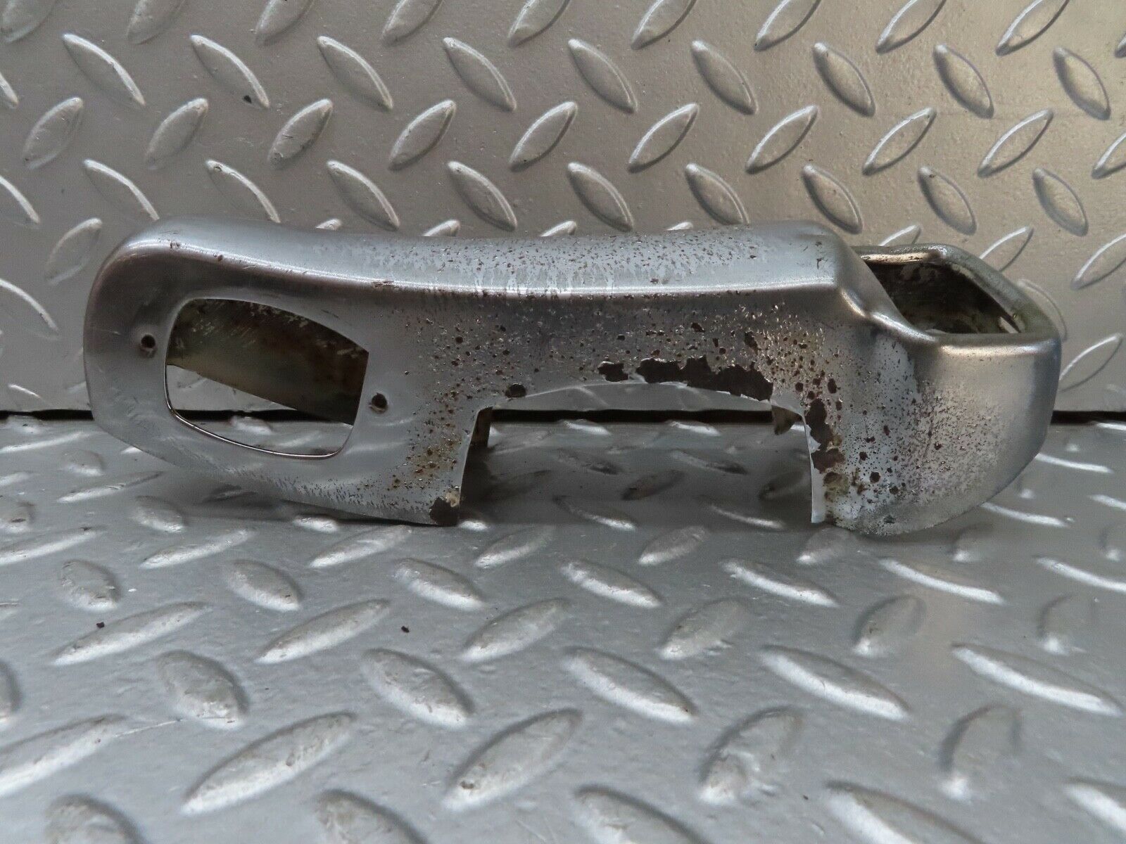 18760 Mercedes-Benz W120 W121 Ponton Rear Bumper Chrome Overriders Pair