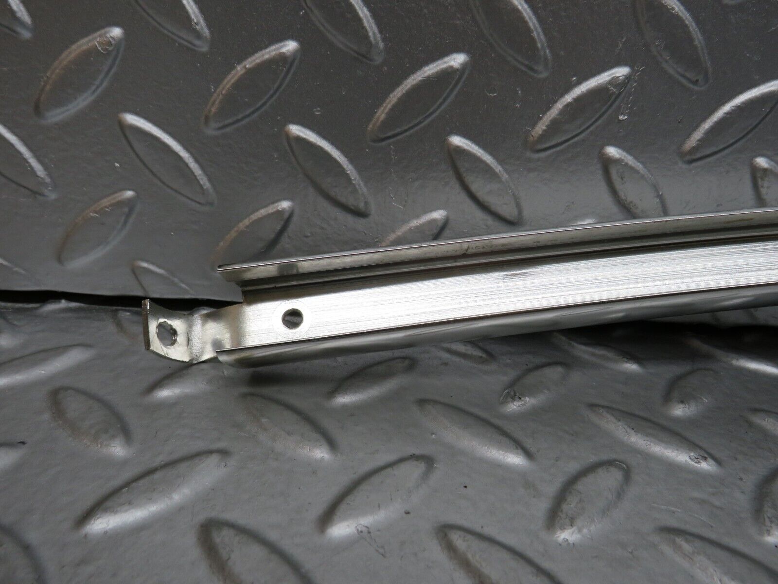 29640 Mercedes-Benz W123 230E Rear Left Door Chrome Window Channel