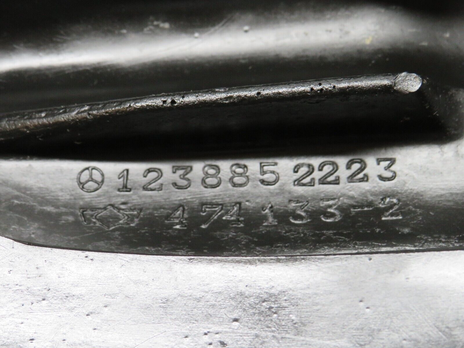 30976 Mercedes-Benz W123 200D Rear Right Bumper Rubber 1238852223