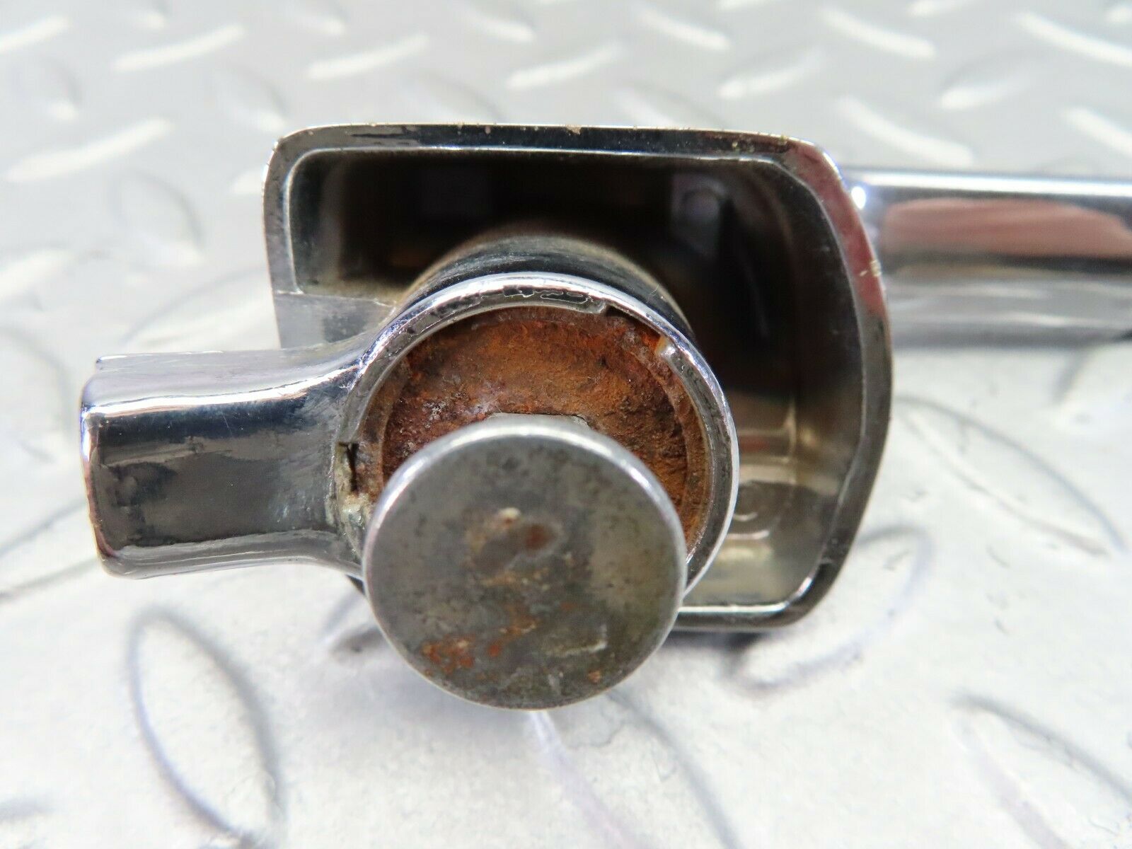 7913 Mercedes-Benz W115 220D Exterior Chrome Door Handle Rear Left 1157660301