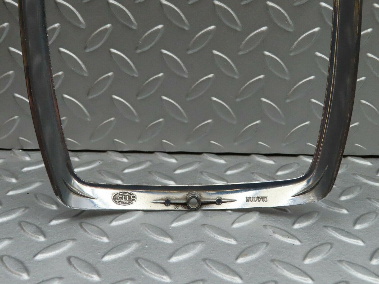 4853 Mercedes-Benz W114 280CE Coupe Chrome Headlight Frame Hella