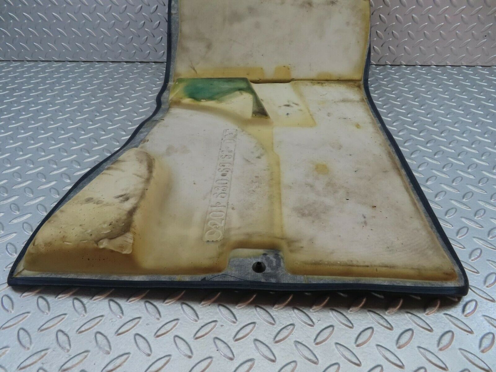 10417 Mercedes-Benz W201 190E Front Left Floor Carpet Blue 2016806962