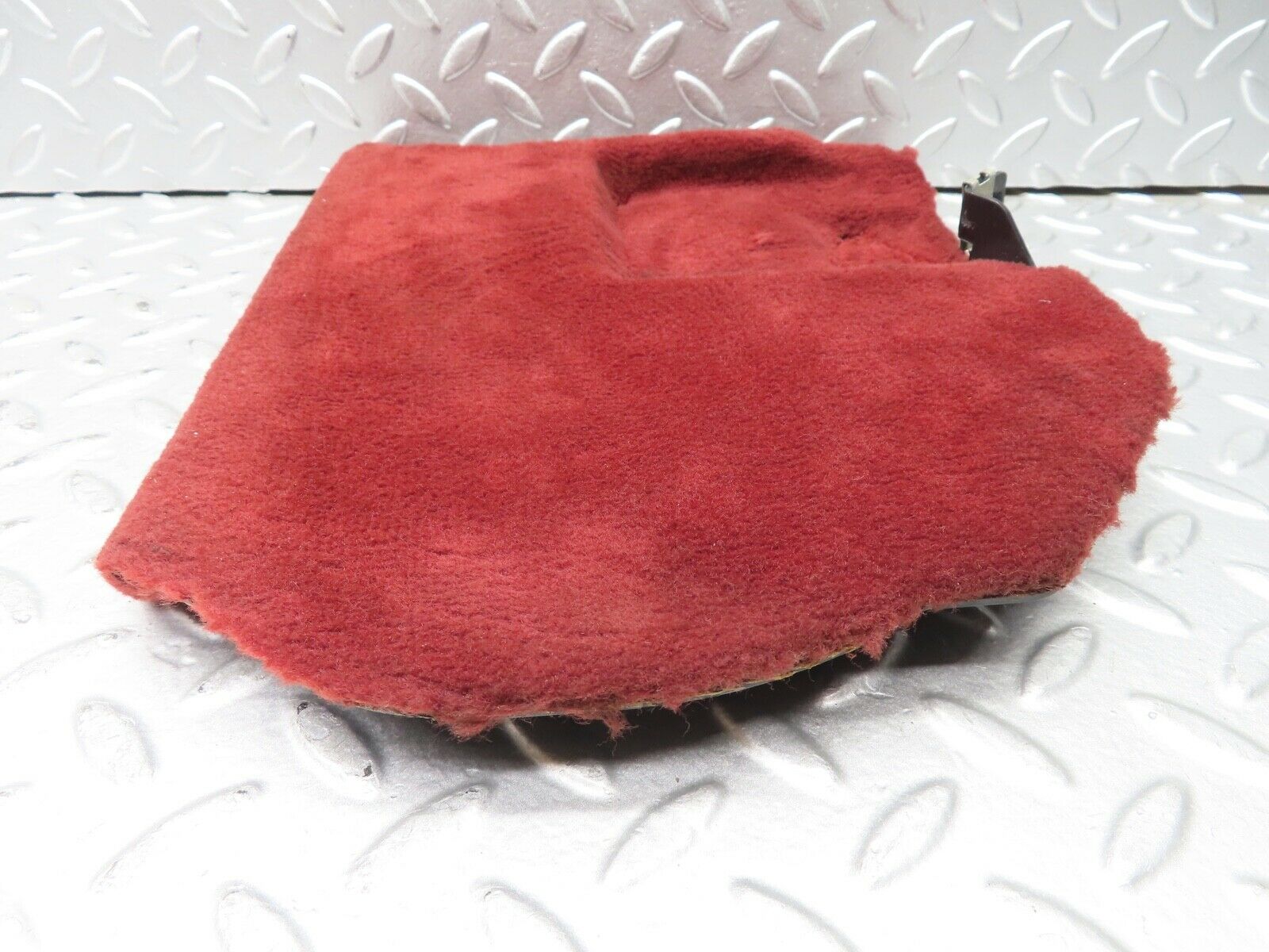 21503 Mercedes-Benz W126 300SE Front Left Kick Panel Burgundy Red 1266880306