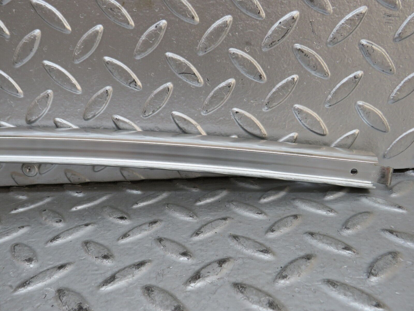 28278 Mercedes-Benz S123 240D Wagon Rear Left Chrome Window Channel