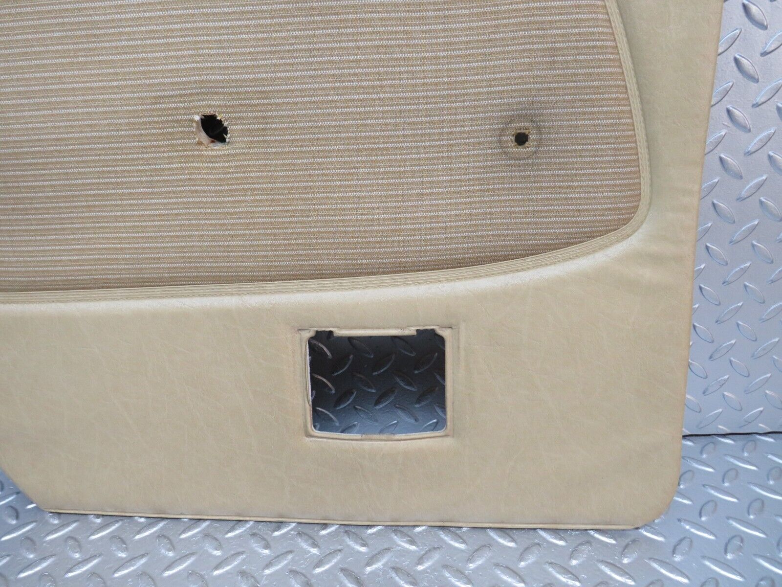 0613 Mercedes-Benz W123 230E Rear Left Door Card Panel Beige
