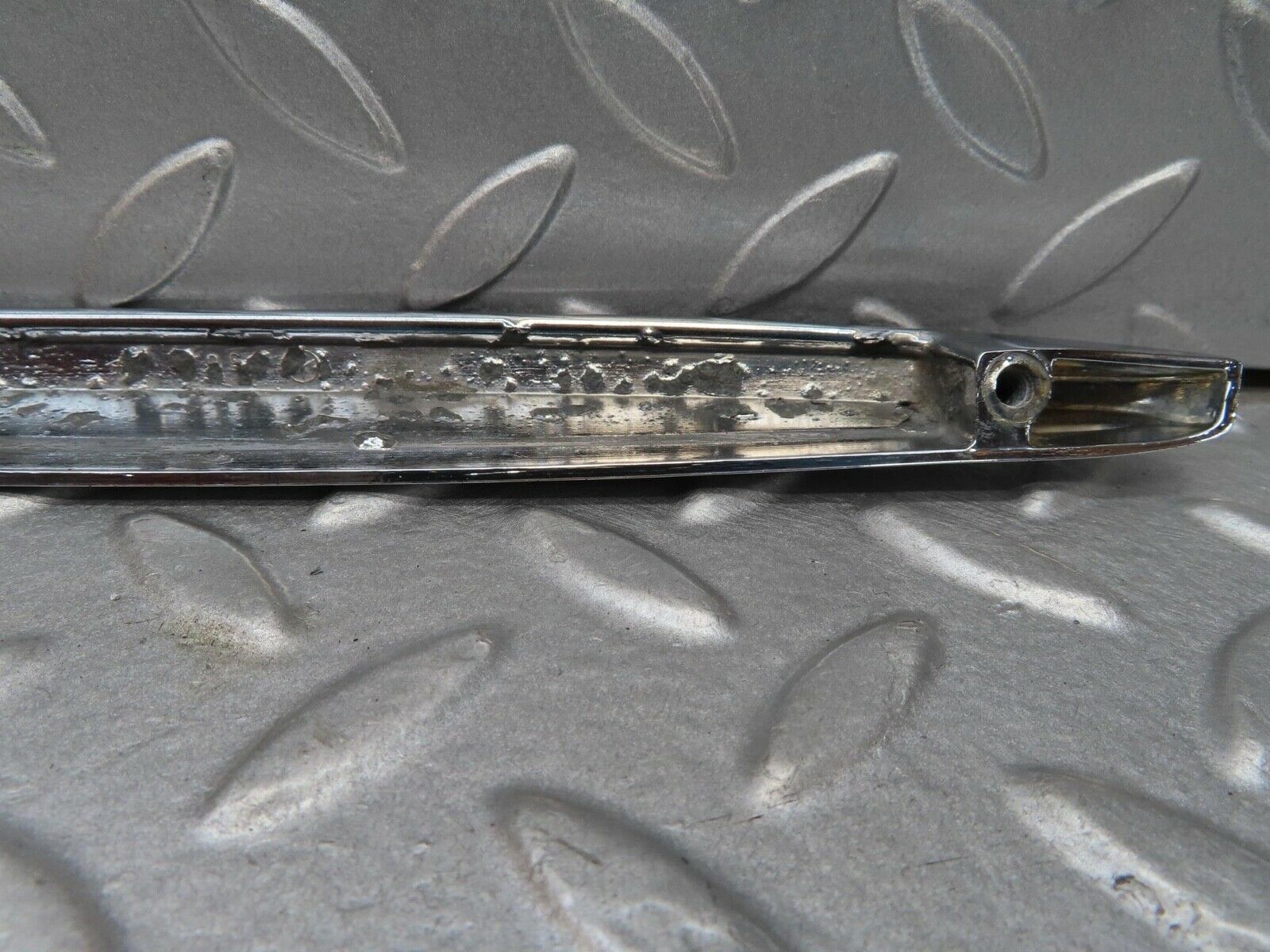 12609 Mercedes-Benz W108 Trunk Lid Chrome Handle
