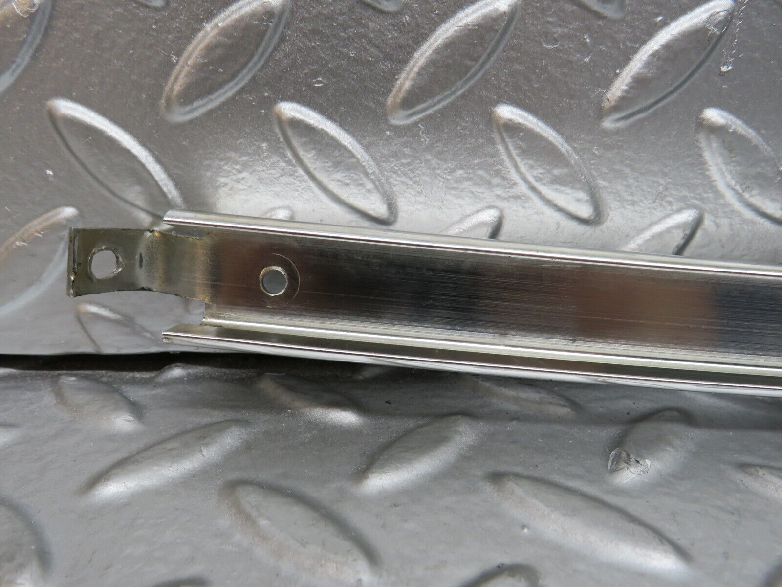 29639 Mercedes-Benz W123 230E Rear Right Door Chrome Window Channel