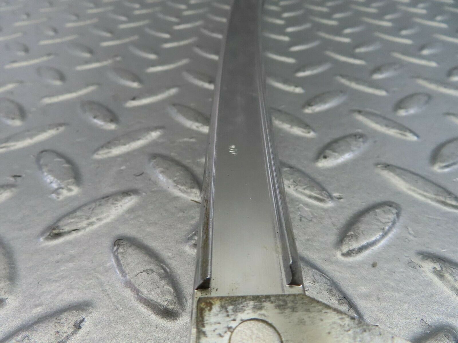 10840 Mercedes-Benz W123 230E Rear Left Chrome Window Channel