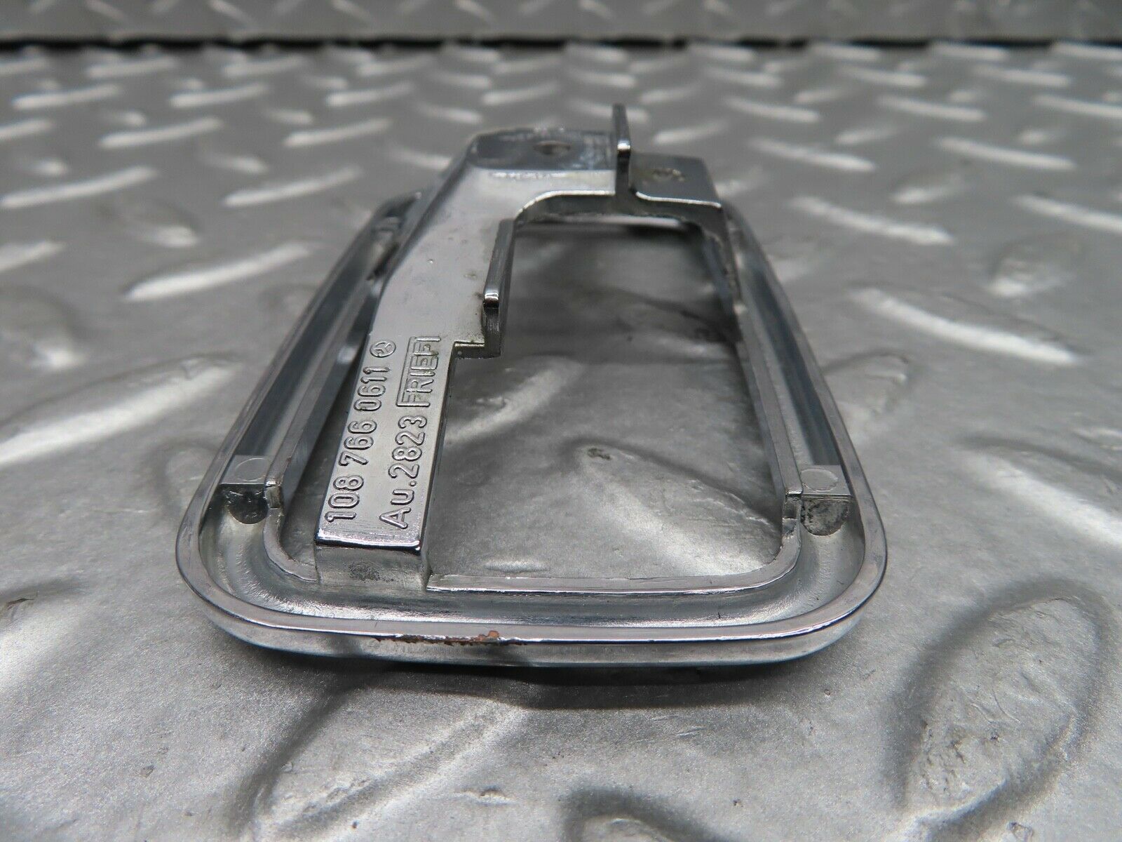 21077 Mercedes-Benz W123 230E Chrome Frame For Door Opener Right 1087660611