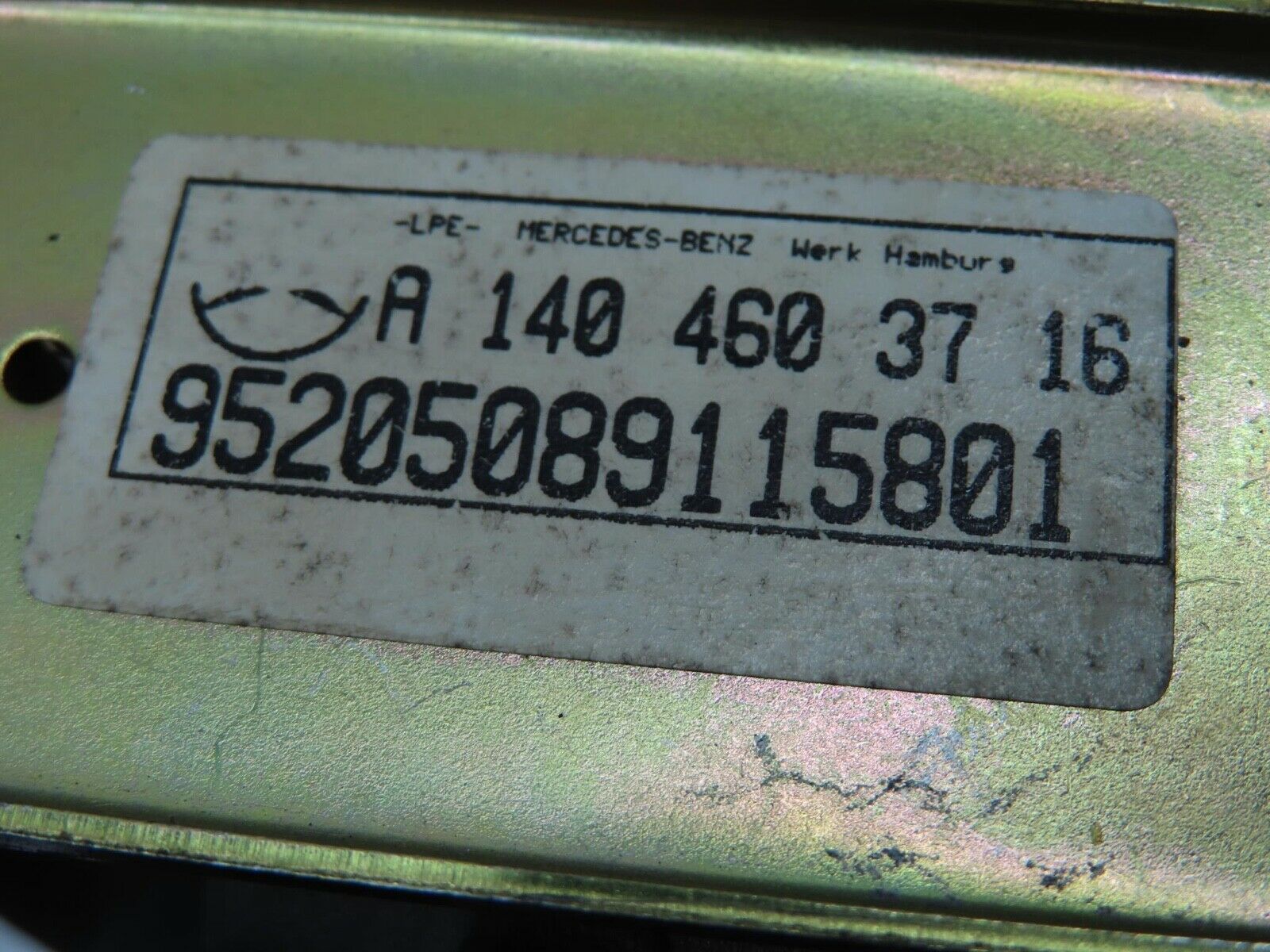 15077 Mercedes-Benz W140 S320 Electric Steering Column 1404603716