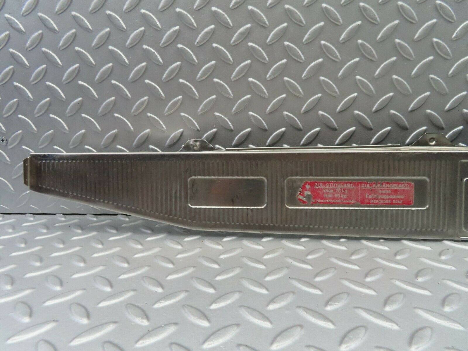 6625 Mercedes-Benz S124 E220 Wagon Trunk Edge Chrome Moulding 1246980089