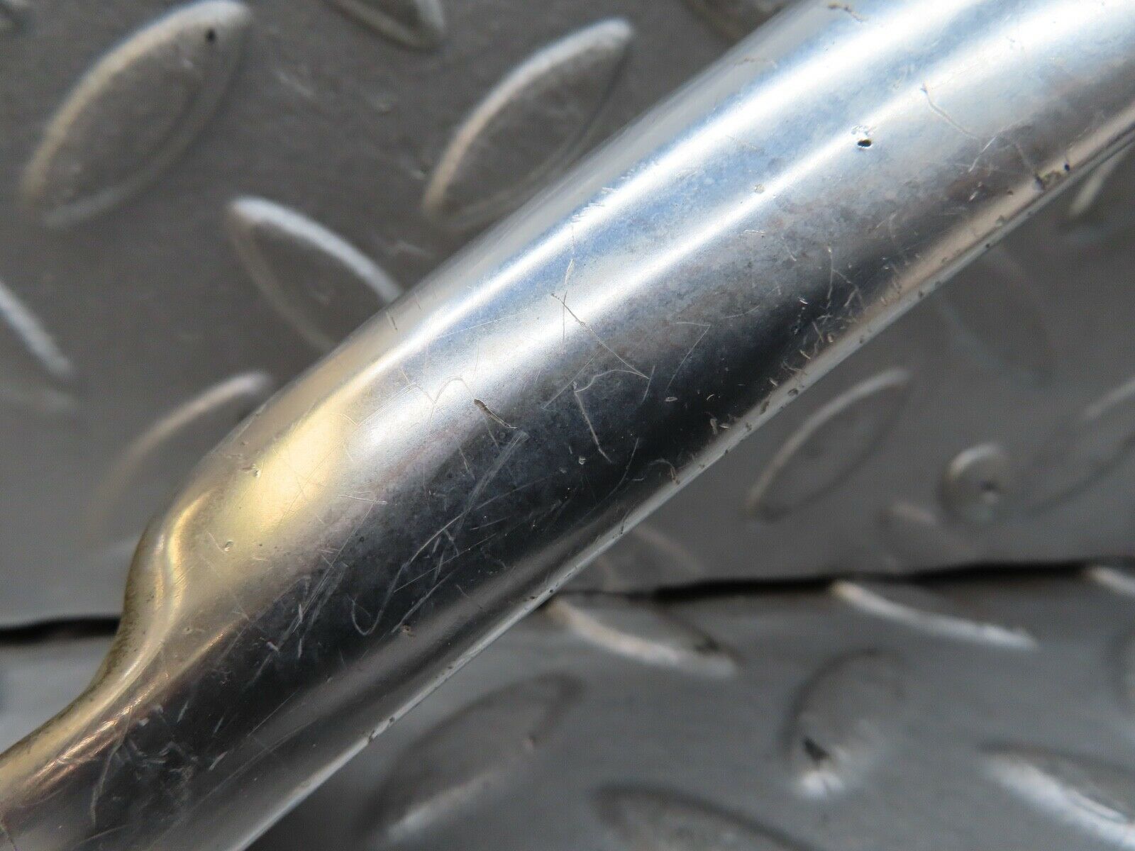 17682 Mercedes-Benz W116 450SEL A Pillar Chrome Moulding Trim Right Side