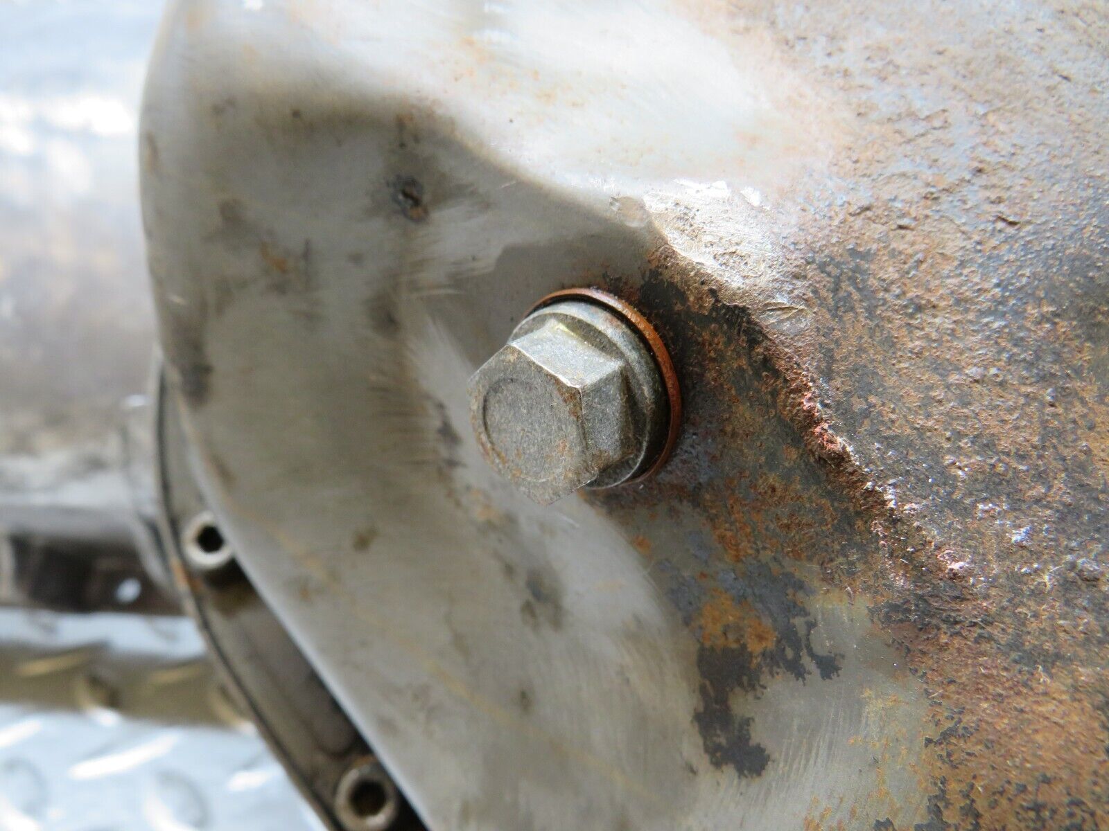 28172 Mercedes-Benz W123 280E Oil Pan Oil Sump 1100140702