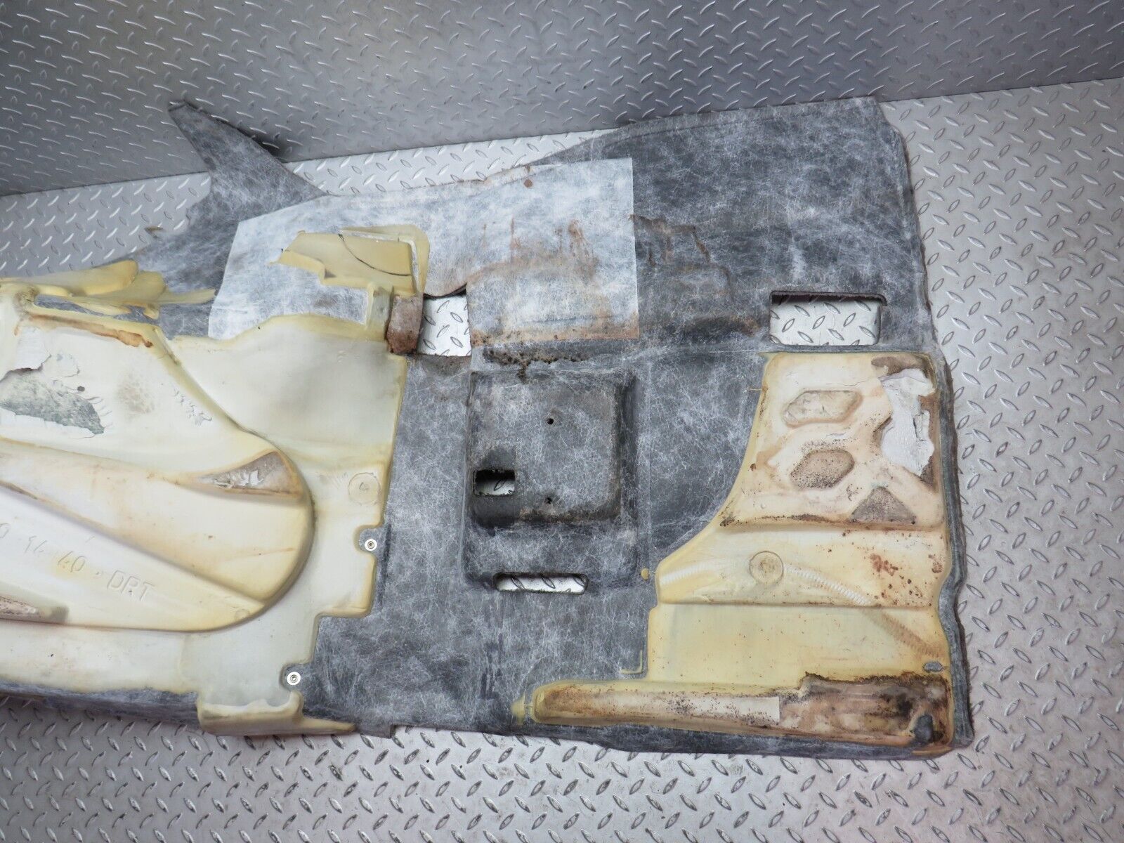 39537 Mercedes-Benz R129 320SL Coupe Front Right Floor Carpet Grey 1296801440