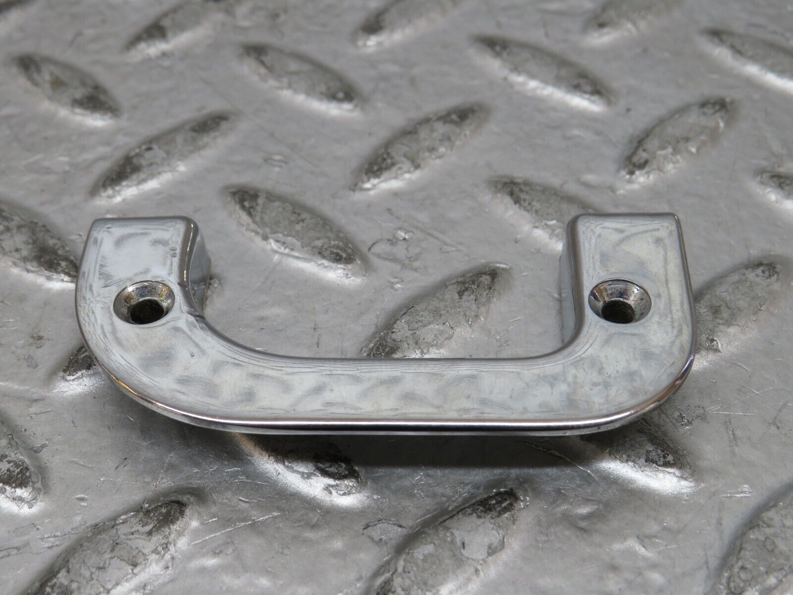 27871 Mercedes-Benz W123 280E Right Interior Chrome Door Latch Trim 1237230224