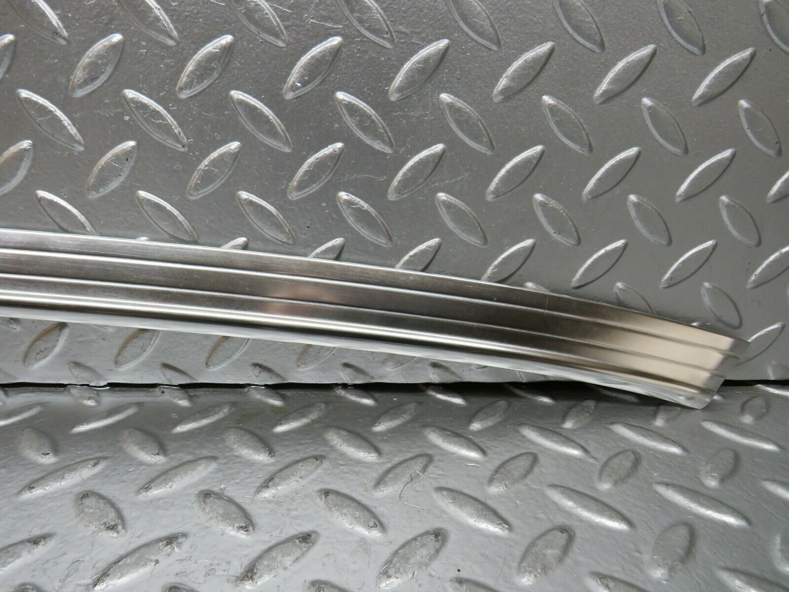 23506 Mercedes-Benz W114 280E C Pillar Chrome Moulding Trim Left Side