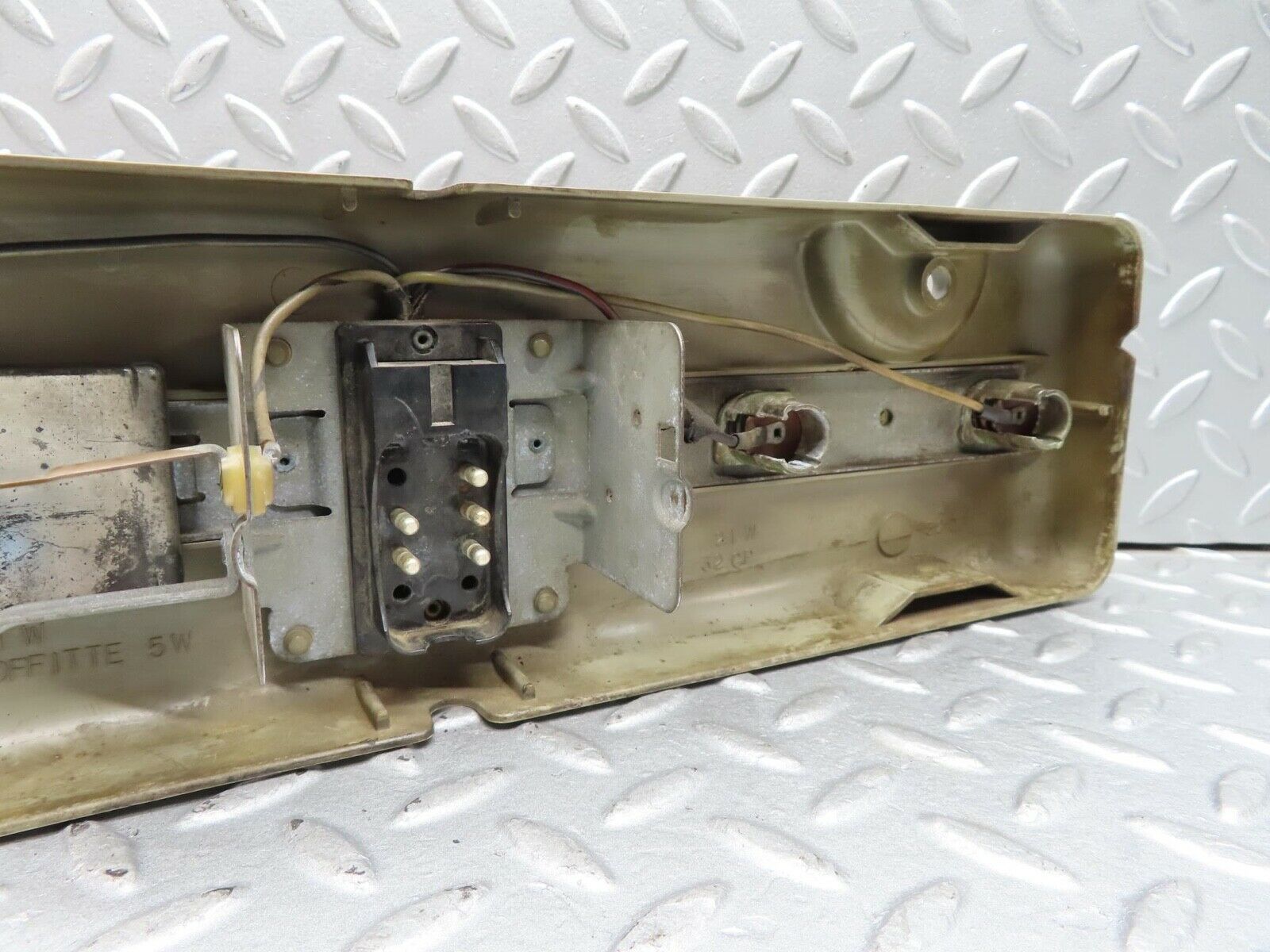 12565 Mercedes-Benz C107 Left Tail Light Cover Bulb Holder