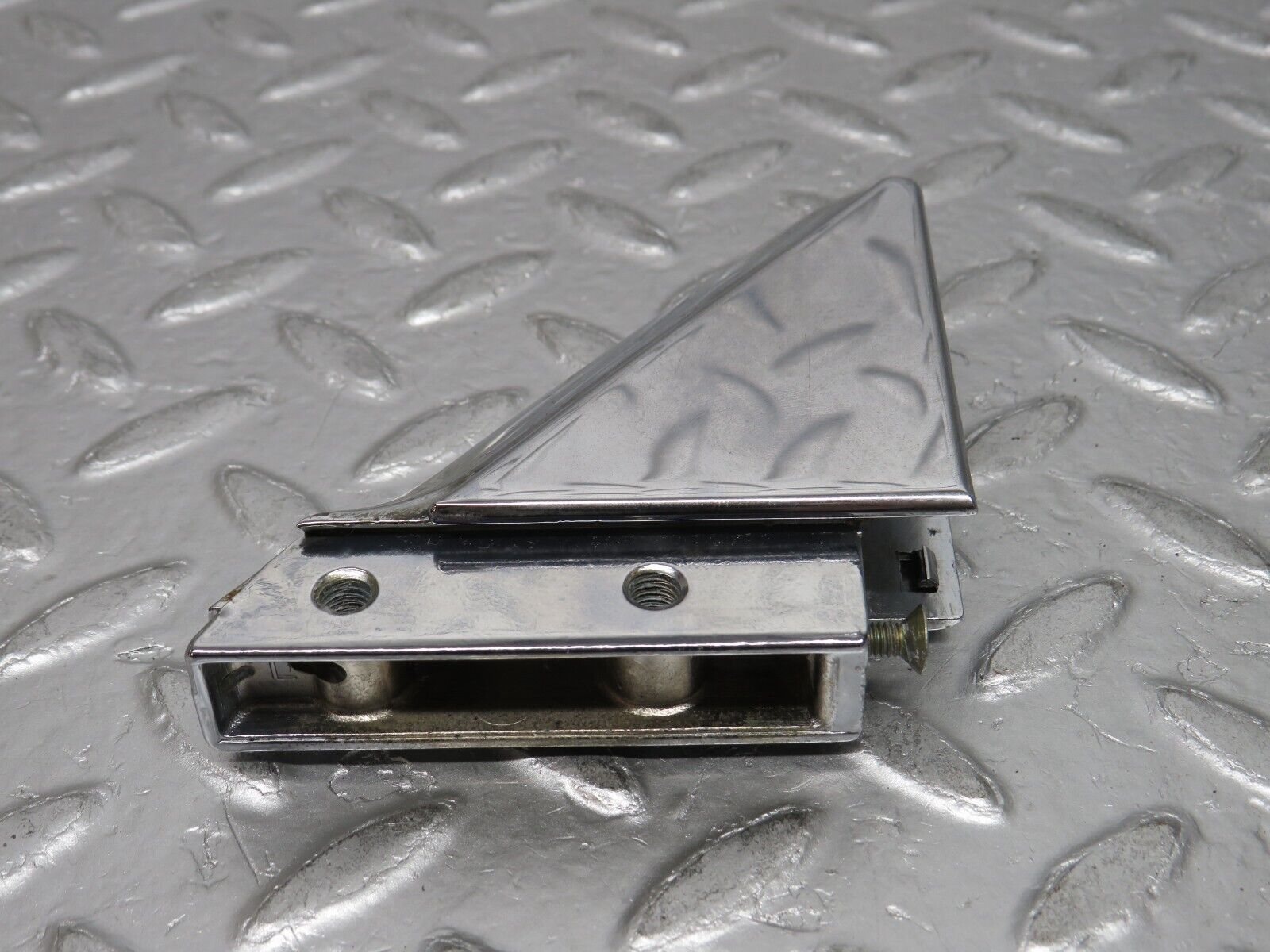 0703 Mercedes-Benz C107 350SLC Coupe Left Wing Mirror Triangle Chrome Bracket