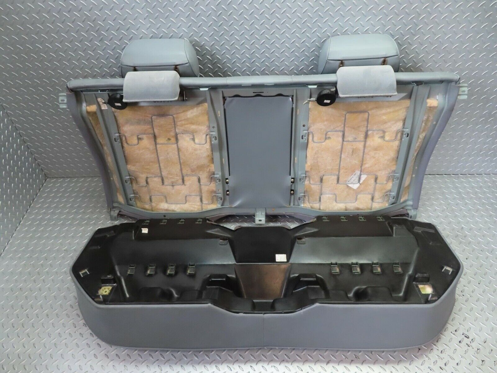 15125 Mercedes-Benz W140 S320 Rear Seat Leather Grey 1409200216