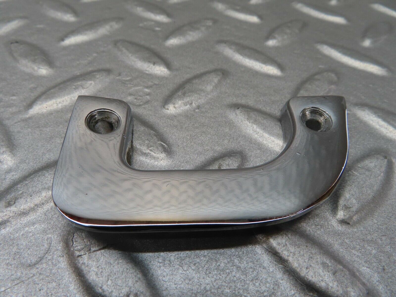 14139 Mercedes-Benz C107 280SLC Left Interior Chrome Door Latch Trim