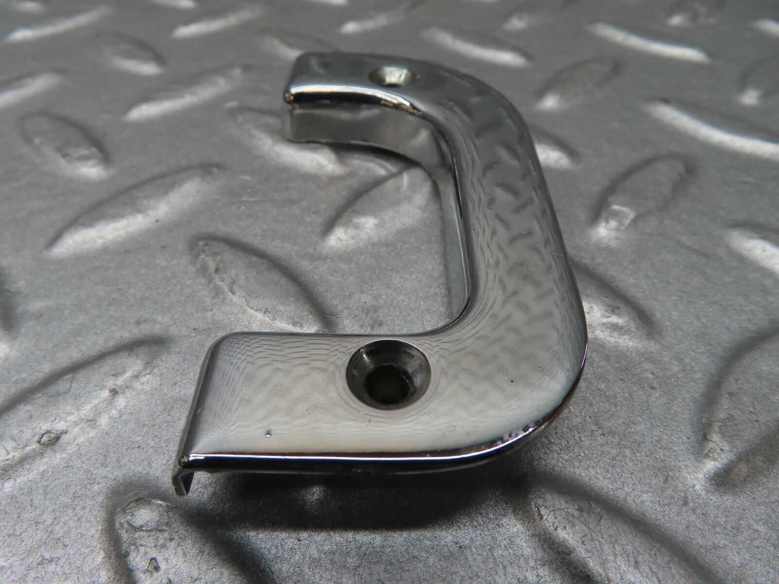 13554 Mercedes-Benz W123 200 Left Interior Chrome Door Latch Trim 1237230124