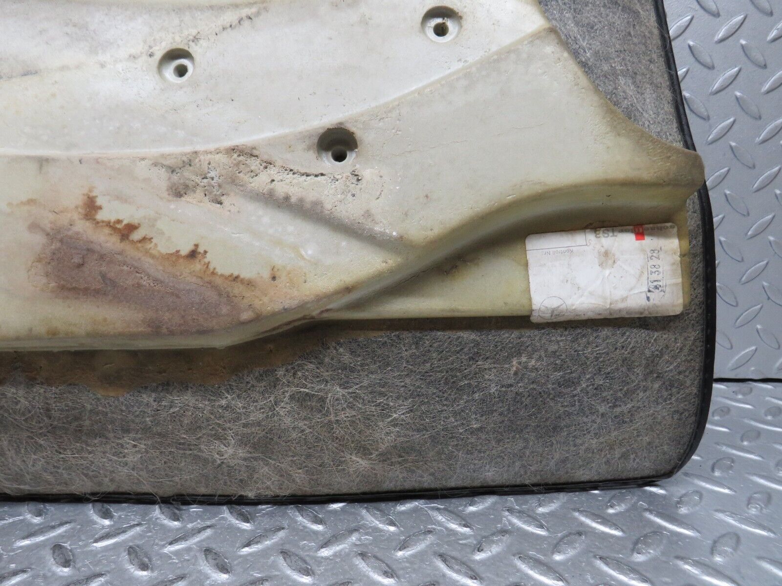 37937 Mercedes-Benz A124 320E Cabriolet Front Right Floor Carpet Black