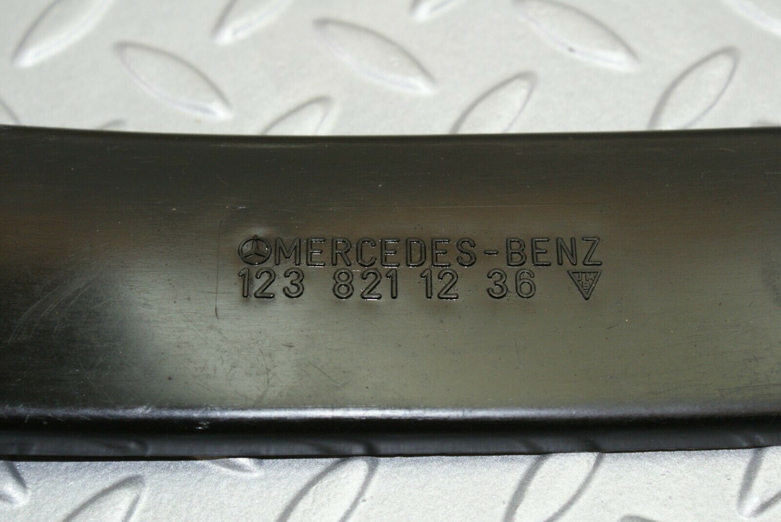 2987 Mercedes-Benz C123 280CE Coupe Cable Channel Cover 1238211236