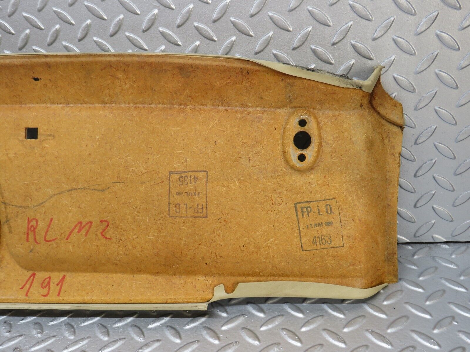 36478 Mercedes-Benz W201 190E 2.0L Headlining Roof Panel Front Beige 2016902625