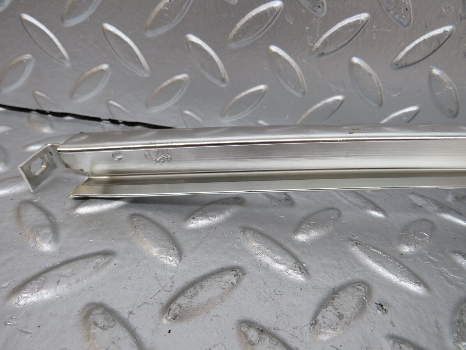 26785 Mercedes-Benz W123 240D Rear Left Chrome Window Channel