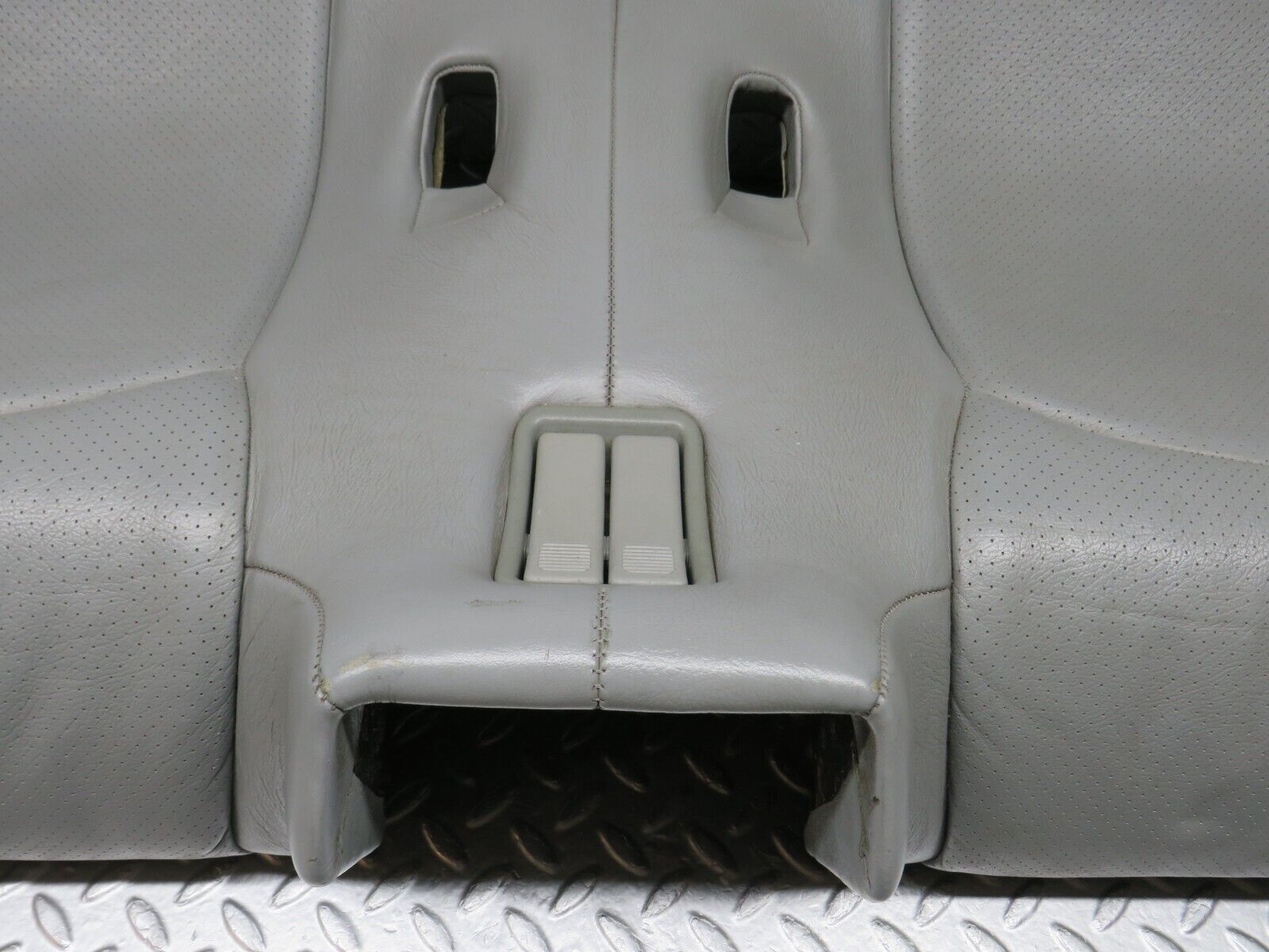 39810 Mercedes-Benz R129 320SL Coupe Rear Seat Grey Leather 1299220101 129920021