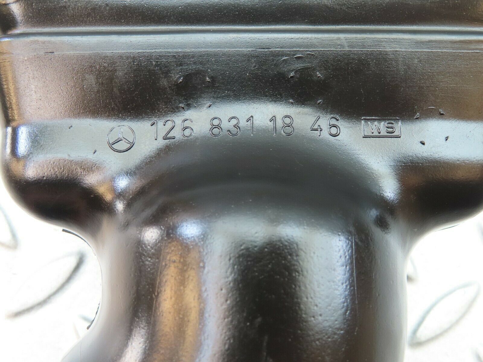 6125 Mercedes-Benz W126 380SE Heater Pipe Air Pipe 1268311846