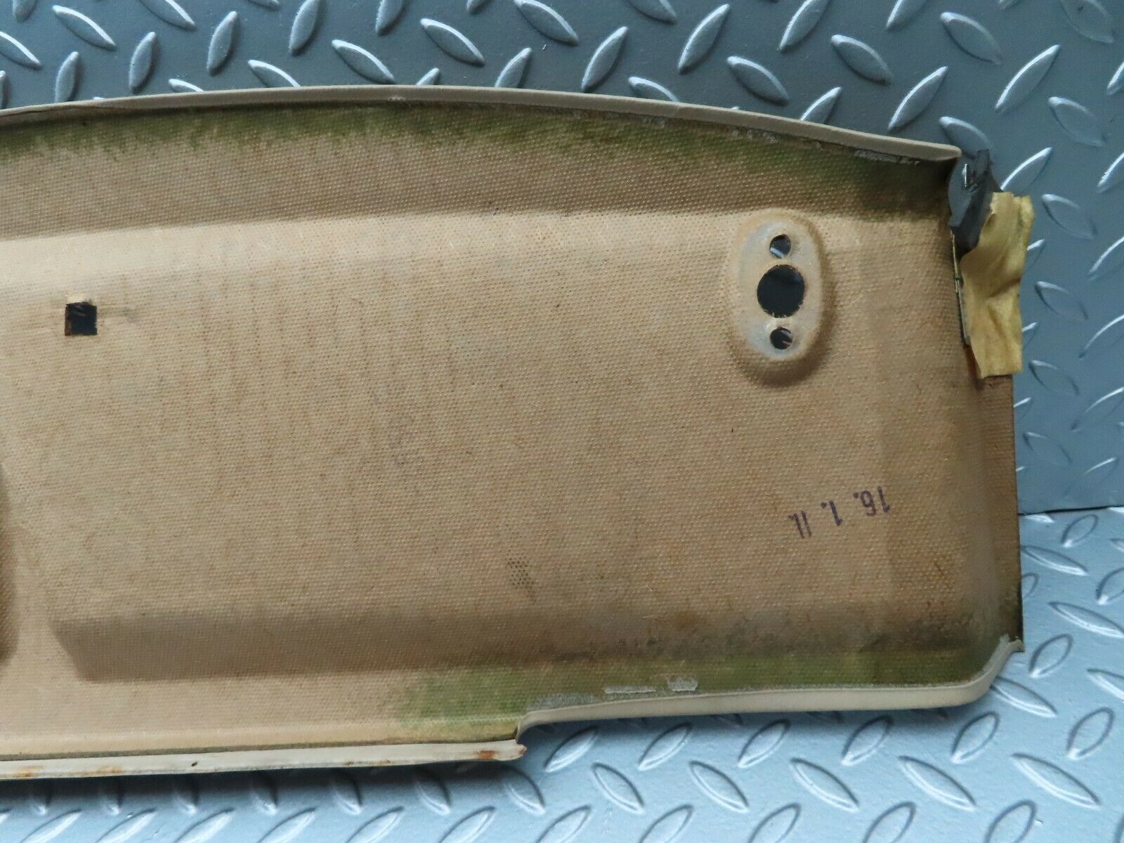 5255 Mercedes-Benz W124 230E Headlining Roof Panel Front Light Ivory