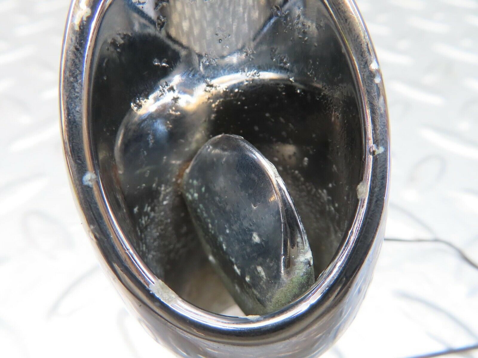 12894 Mercedes-Benz W111 220SE Dashboard Chrome Air Vent Right Side