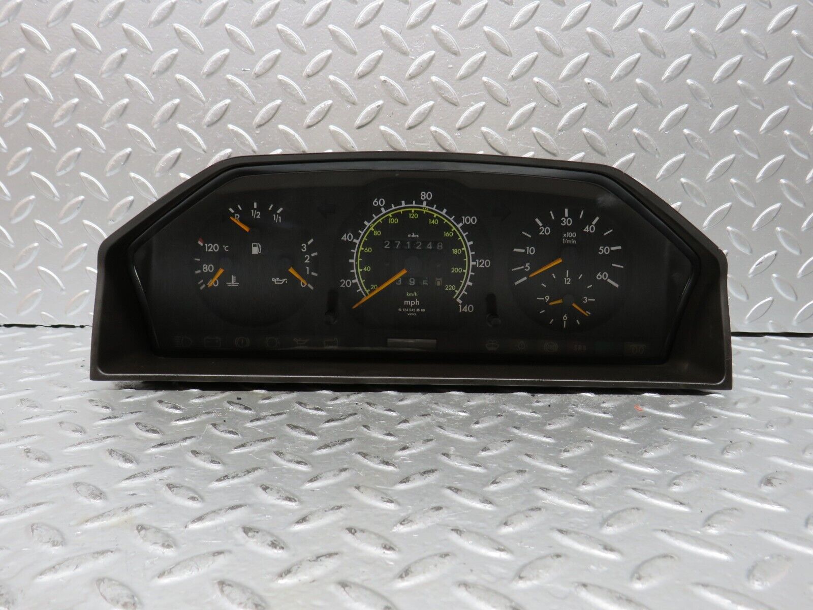 27719 Mercedes-Benz S124 300TE Wagon Instrument Cluster 1244408011
