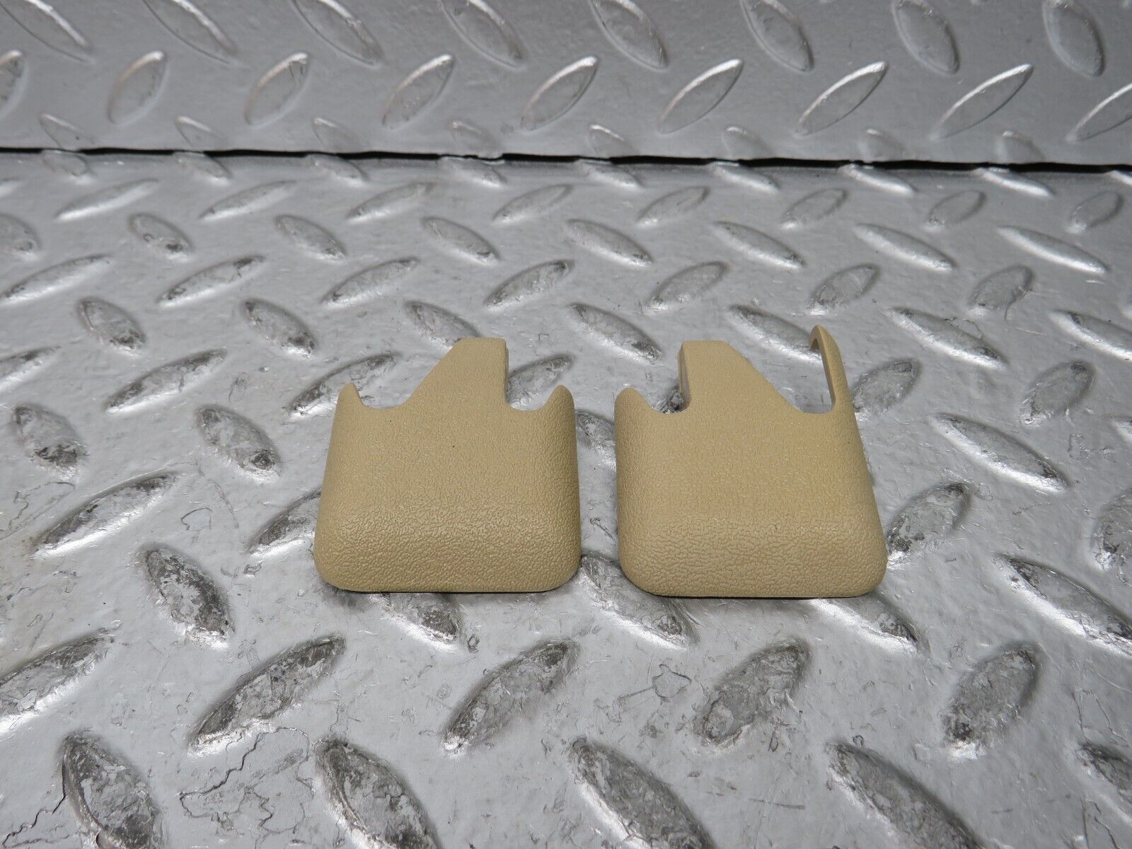 27611 Mercedes-Benz S124 300TE Front Seat Rail Trim Cover Pair 1246842218