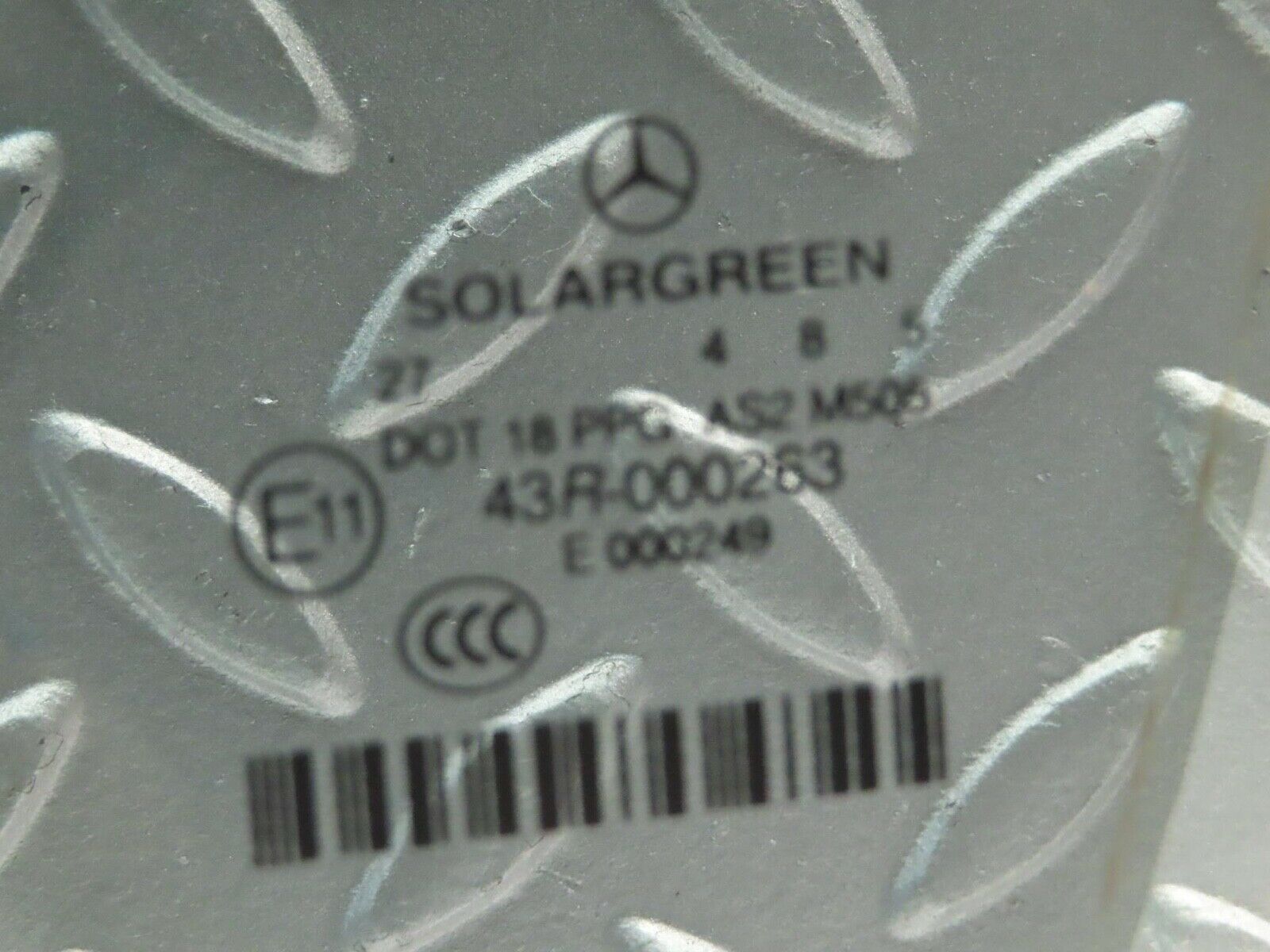 11228 Mercedes-Benz W221 S320 Front Left Door Window Glass