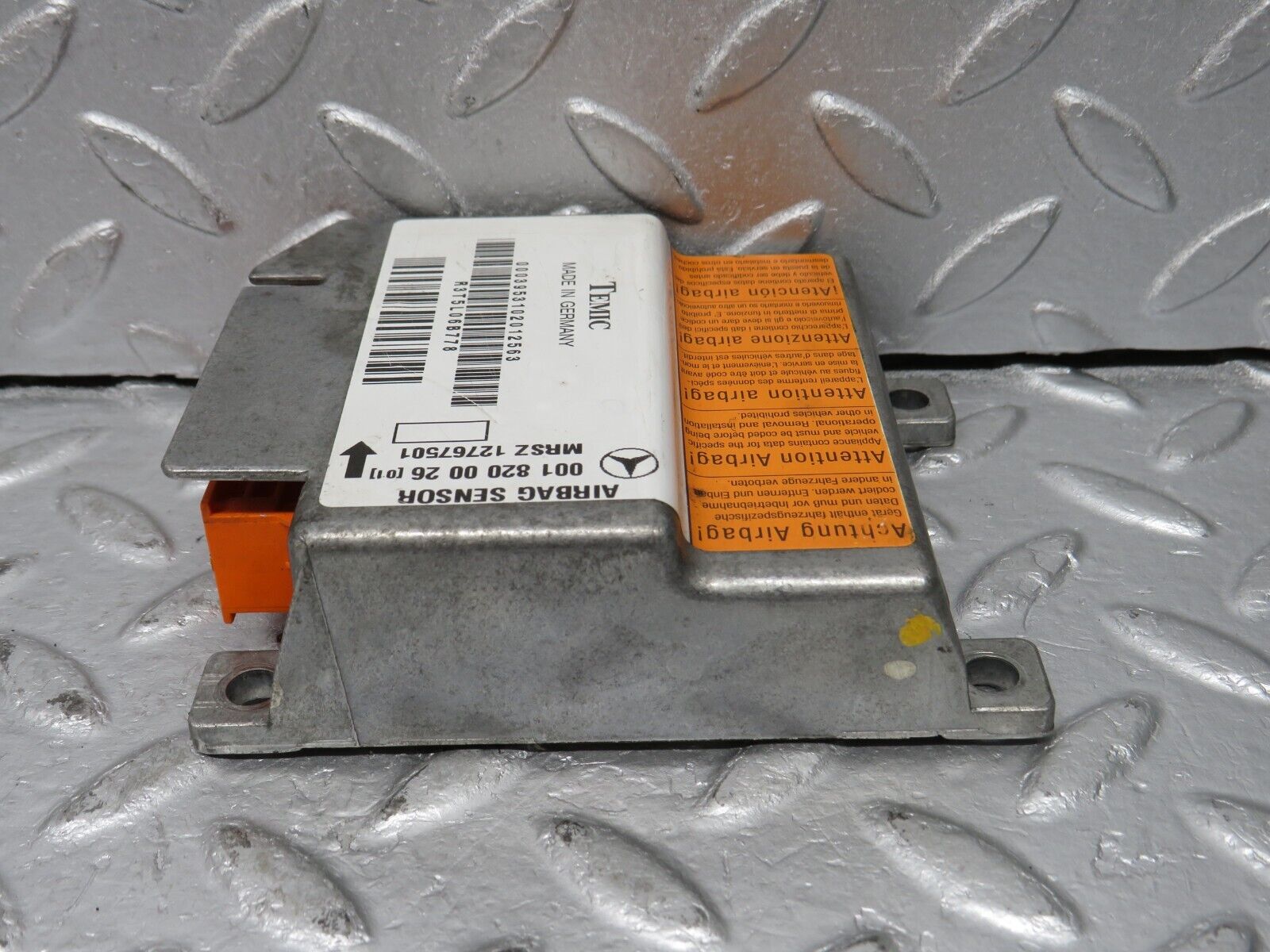 39483 Mercedes-Benz R129 320SL Coupe Airbag Crash Sensor Unit 0018200026