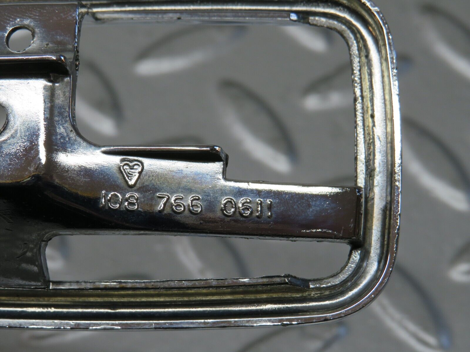 29687 Mercedes-Benz W123 230E Chrome Frame For Door Opener Right 1087660611