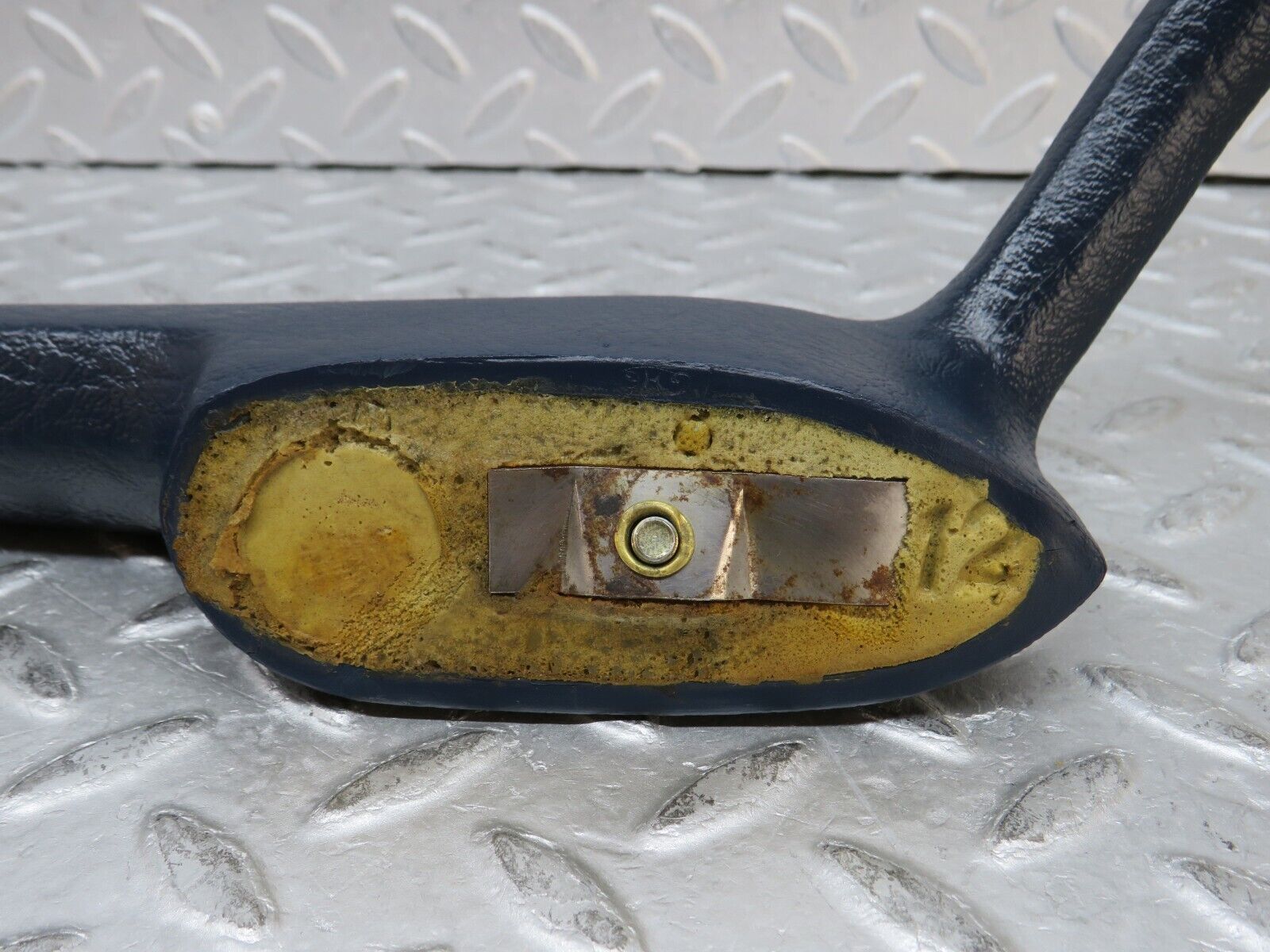 37303 Mercedes-Benz W109 300SEL Interior Door Handle Rear Right Blue